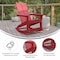 Flash Furniture Red Modern Poly Resin Adirondack Rockers, 2PK JJ-C14709-RED-2-GG - alternate 10